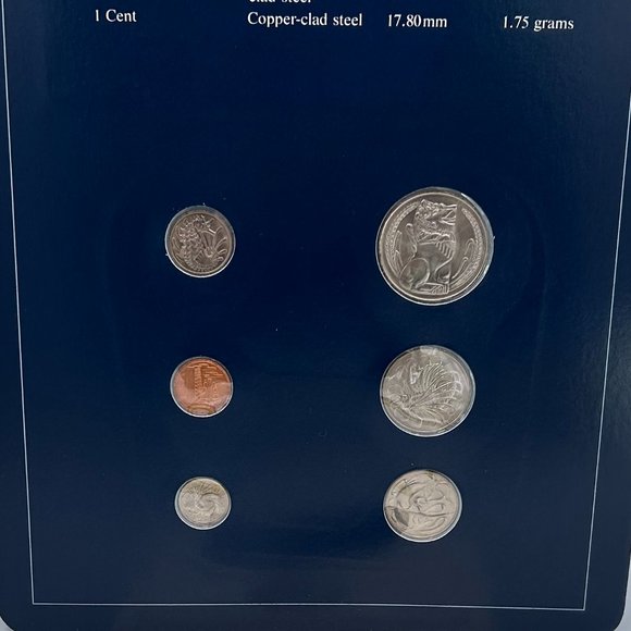 Franklin Mint Coin Sets of All Nations Collectible Republic of Singapore VTG - Picture 8 of 11